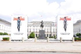 Reprodukcje słynnych plakatów wyborczych z 1989 r.