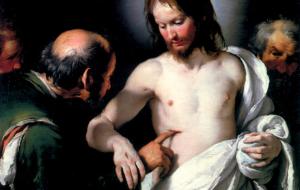 „Niewierny Tomasz” Bernardo Strozzi ok 1620