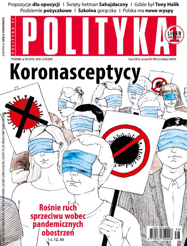 okładka - Polityka 38 2020