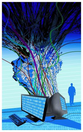 Większość internautów jest przerażona nadmiarem informacji.