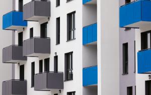 Nowo powstałe osiedle z mieszkaniami komunalnymi w Kłodzku