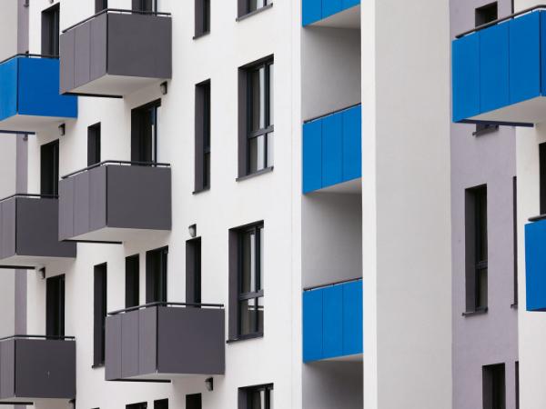 Nowo powstałe osiedle z mieszkaniami komunalnymi w Kłodzku