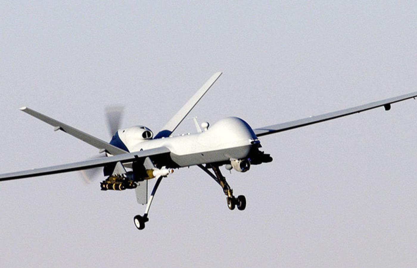 MQ-9 Reaper - amerykański bezzałogowy bojowy aparat latający. Źródło Wikipedia
