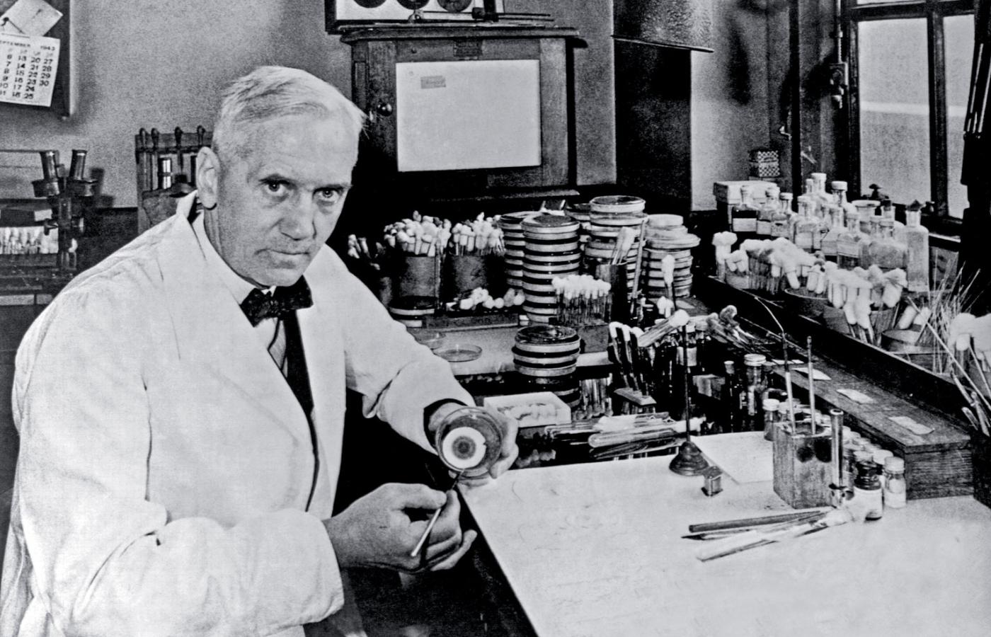Aleksander Fleming odkrył penicylinę, bo w jego laboratorium panował bałagan.
