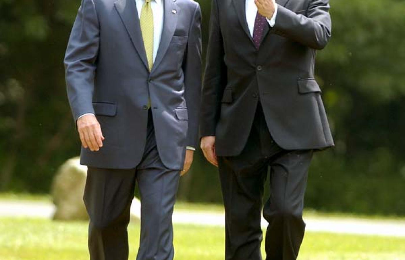 George W. Bush i Gordon Brown, jeszcze za czasów 