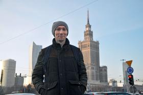 Sergiusz, 25 lat, właściciel szkoły językowej z Doniecka, od czerwca w Warszawie.