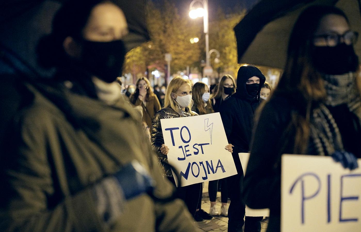Protest kobiet w Częstochowie, 23 października 2020 r.