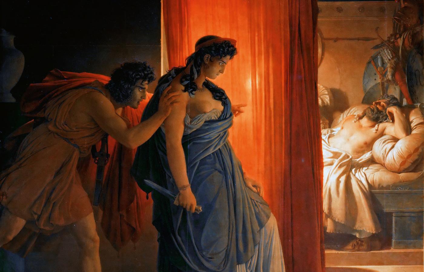 Klitajmestra zamordowała swego męża Agamemnona nie tylko za to, że zgodził się złożyć w ofierze Artemidzie ich córkę Ifigenię, ale także dlatego, że był po prostu chamem i gwałcicielem.