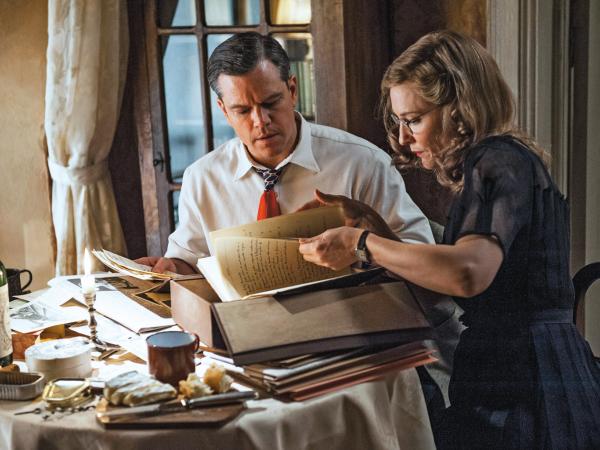 Matt Damon i Cate Blanchett (w filmie francuska kolaborantka).