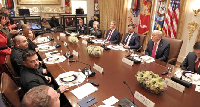 Wołodymyr Zełenski z wizytą w Białym Domu, 17 października 2025 r.