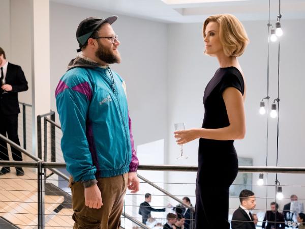 Seth Rogen i Charlize Theron w „Niedobranych”.