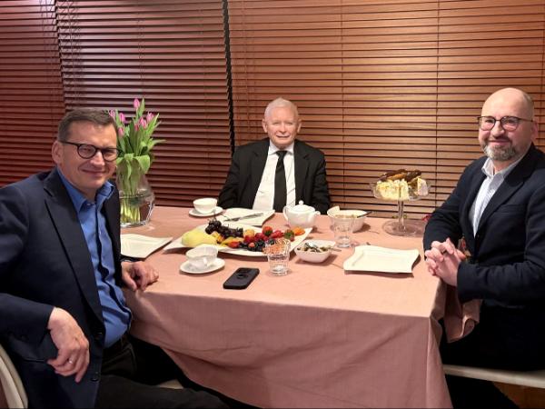 Mateusz Morawiecki, Jarosław Kaczyński i Adam Bielan