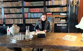 Sanna Marin w swoim gabinecie