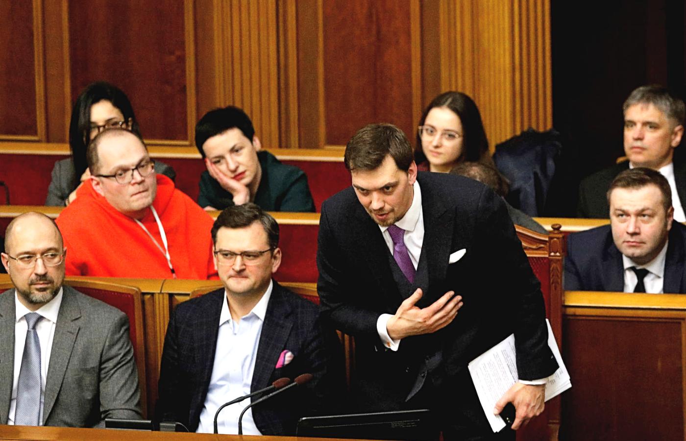 Parlament zwolnił z obowiązków premiera Ukrainy Ołeksija Honczaruka.