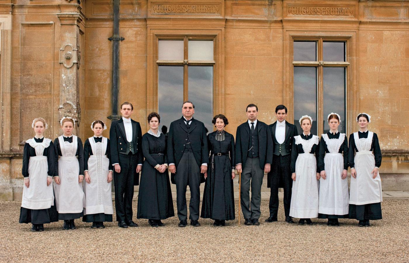 „Downton Abbey”, serial prywatnej telewizji ITV.