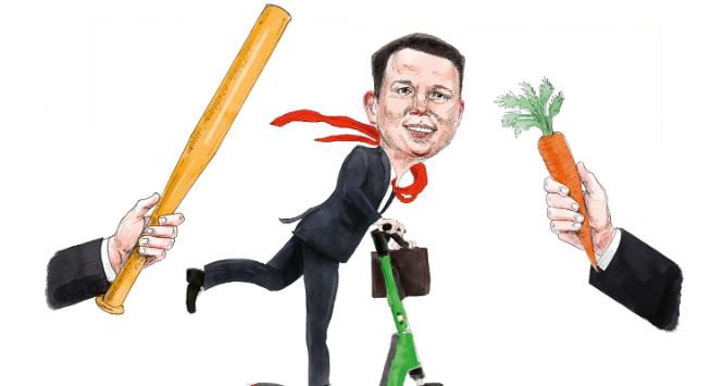 Sławomir Mentzen krok po kroku pozbywa się wizerunku polityka skrajnie prawicowego.