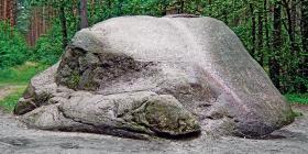 Kamień św. Wojciecha w Leosi na Pomorzu, który miał być wykorzystywany jako ambona; głazy narzutowe można spotkać w całej Polsce.