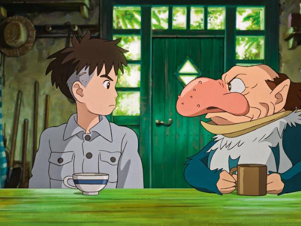 Kadr z filmu „Chłopiec i czapla”