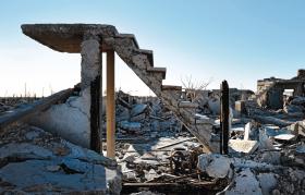 Tyle zostało z kurortu.