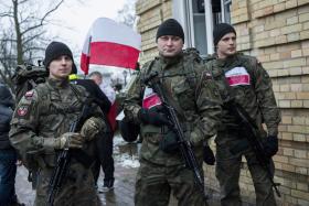 „Suwałki Niezłomnym”, bieg ku czci pamięci żołnierzy niepodległościowego i antykomunistycznego podziemia, luty 2017 r.