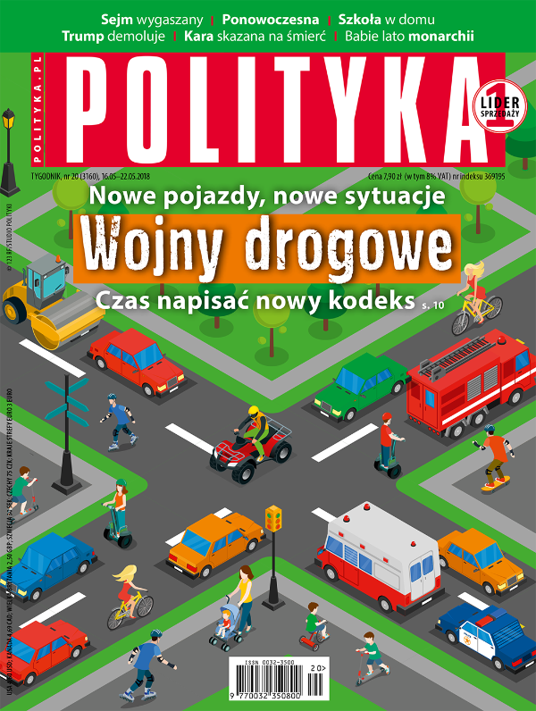 okładka - Polityka 20 2018