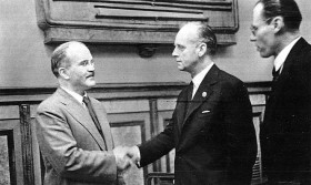 Ribbentrop i Mołotow w Moskwie w 1939 roku