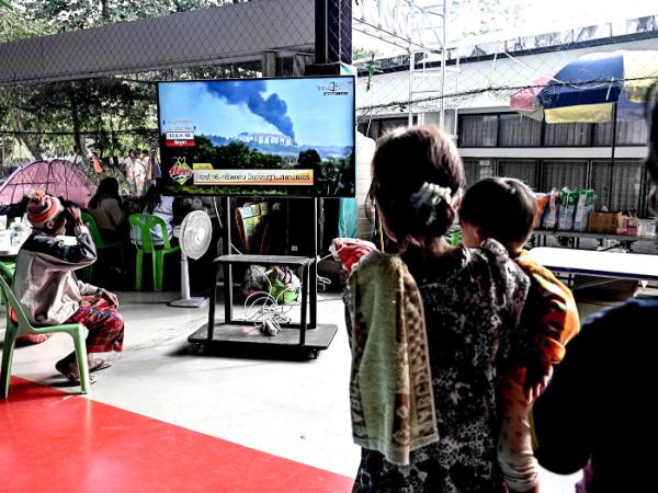 Centrum ewakuacyjne w prowincji Surin, 11 grudnia 2025 r.