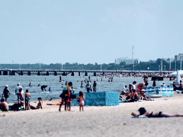 Pierwszy dzień wakacji w Sopocie