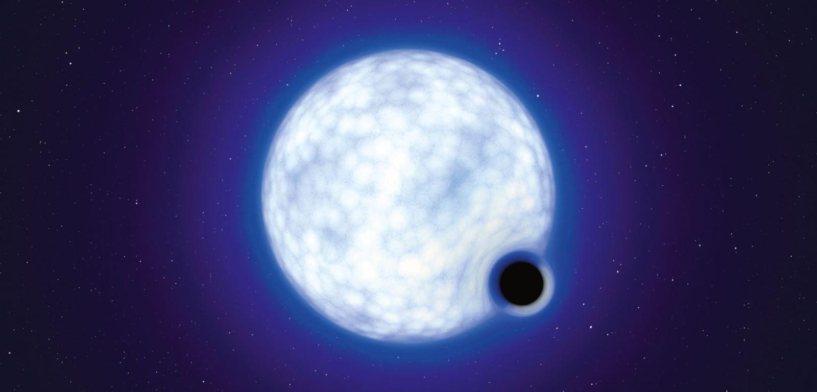 Odnaleziona przez VLT czarna dziura mogła powstać podczas cichej implozji masywnej gwiazdy.