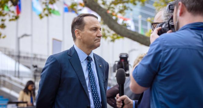 Polski minister spraw zagranicznych Radosław Sikorski