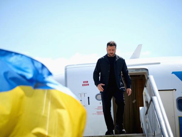 Prezydent Ukrainy Wołodymyr Zełenski