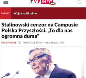 Materiał o Marianie Turskim w TVP