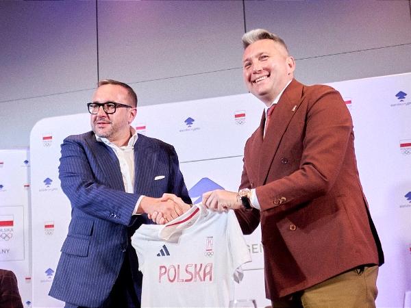 Przemysław Kral (prezes Zondacrypto) i Radosław Piesiewicz (prezes PKOl)