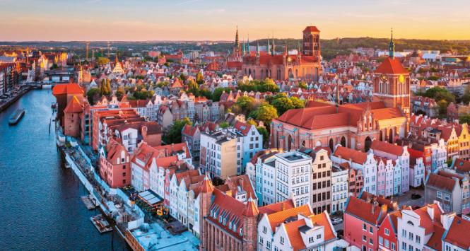 Gdańsk, widok na Główne Miasto