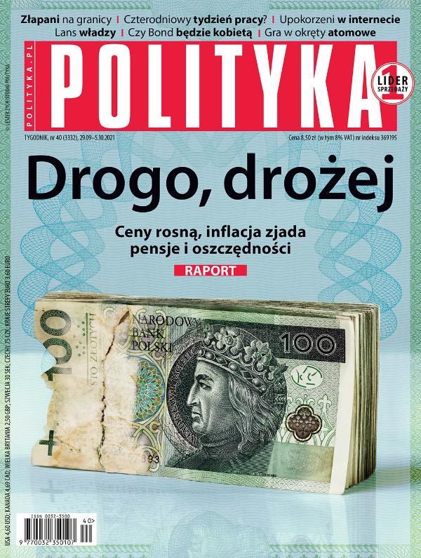 okładka - Polityka 40 2021