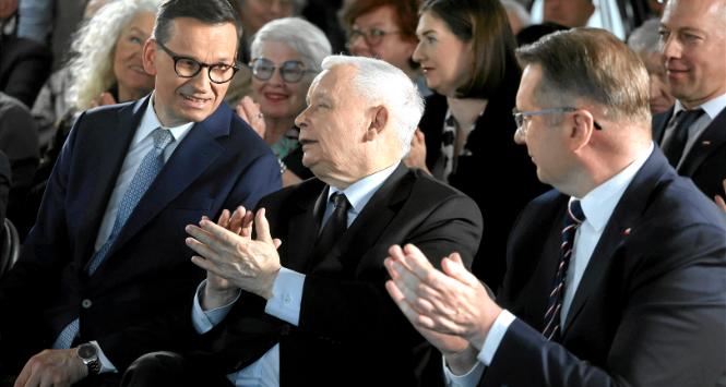 Mateusz Morawiecki, Jarosław Kaczyński i Przemysław Czarnek