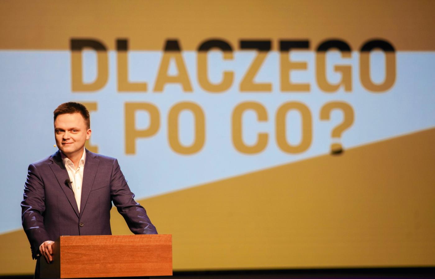 Szymon Hołownia ogłasza, że startuje na prezydenta Polski.
