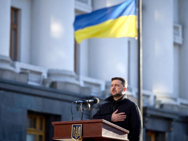 Prezydent Ukrainy Wołodymyr Zełenski