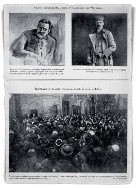 Fotograficzne relacje na gorąco w tygodniku „Świat”, wydanie z 23 listopada 1918 r.