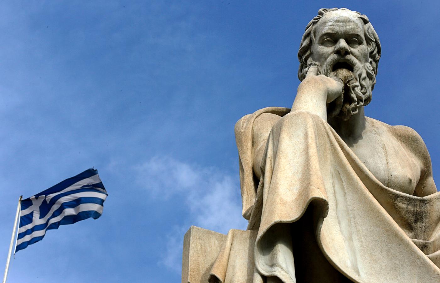 Pomnik Sokratesa w Grecji