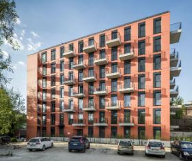 2. Blok mieszkalny wielorodzinny Sprzeczna 4 w Warszawie. Projekt: BBGK Architekci. Pow. całkowita 5 tys. m kw. Koszt inwestycji nieznany.