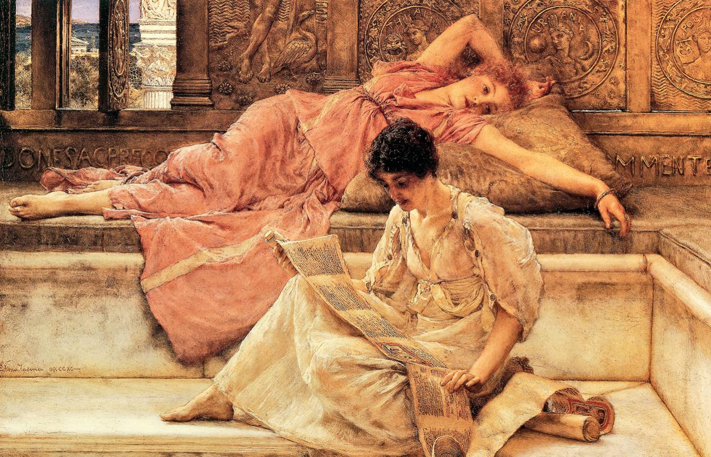 „Ulubiony poeta” – obraz holenderskiego klasycysty Lawrence'a Alma-Tademy z 1888 r.