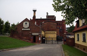 Neuzelle, do dziś czynny browar przy klasztorze cystersów.