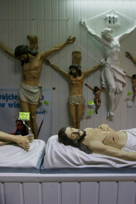 Ekspozycja  w hurtowni Kristarex.