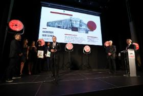 Łukasz Zagała reprezentował medusa group, twórców projektu Akademia High School. W imieniu inwestora wyróżnienie odebrał Andrzej Dethloff.