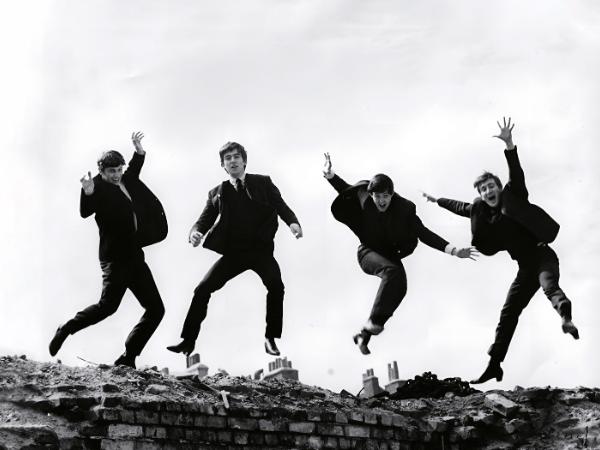 The Beatles, 1963 r. Od lewej: Ringo Starr, George Harrison, Paul McCartney, John Lennon
