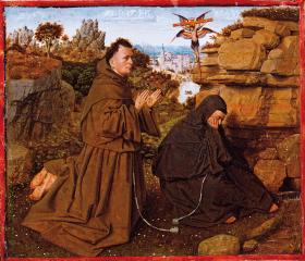 Jan van Eyck, Stygmatyzacja św. Franciszka.