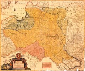 Mapa Królestwa Polskiego i Wielkiego Księstwa Litewskiego z 1753 r.
