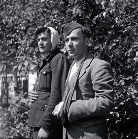 Uczestnicy gruzińskiego buntu, ocaleni po przejęciu wyspy Texel przez aliantów.