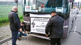 Lublin, protest przewoźników.
